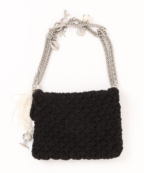 TOGA（トーガ）の「Knit shoulder bag TA261-AG107（ショルダーバッグ・メンズ・ブラック・ONE SIZE）」の2枚目の写真