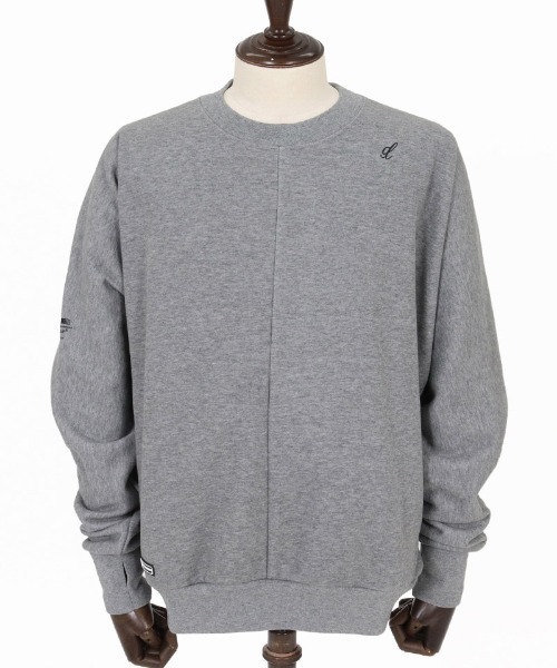 GLIMCLAP(グリムクラップ)の「msw1959-Bonded-Boa Sweat Dolman-Sleeve Crewneck Pullover スウェット(212-052-gla-cg)(スウェット・メンズ・ミックスグレー/ブラック・L/M/S)」の18枚目の写真