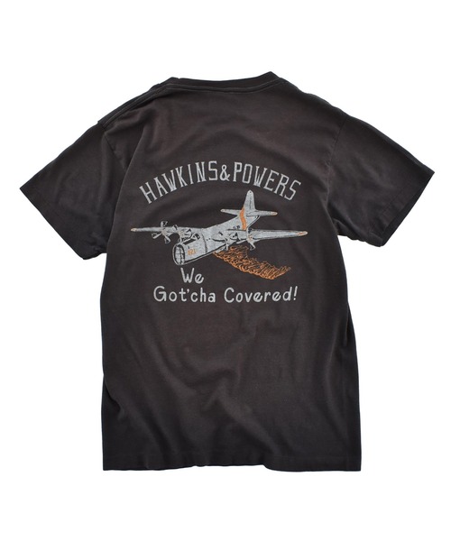 VINTAGE（ヴィンテージ）の「【USED】80's Ched by ANVIL "PRIVATEERS" ロゴTシャツ USA製（Tシャツ/カットソー・メンズ・ブラック・LARGE）」の5枚目の写真