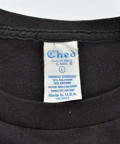 VINTAGE（ヴィンテージ）の「【USED】80's Ched by ANVIL "PRIVATEERS" ロゴTシャツ USA製（Tシャツ/カットソー・メンズ・ブラック・LARGE）」の3枚目の写真