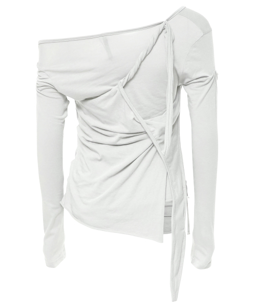 FLAREUP（フレアアップ）の「3レイヤー編みスリーブ (FL-184_White)（Tシャツ/カットソー・レディース・ホワイト・OS）」の12枚目の写真
