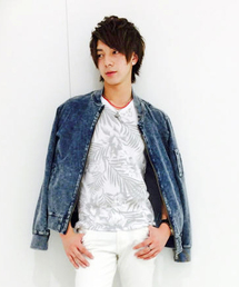 VENCEEXCHANGE | カットデニム MA-1             (MA-1)