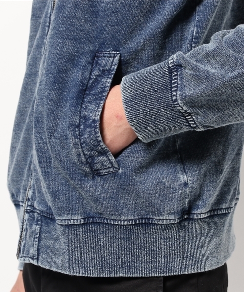 VENCEEXCHANGE（ヴァンスエクスチェンジ）の「カットデニム MA-1             （MA-1・メンズ・ホワイト/ダークネイビー/ブルー・LARGE/MEDIUM）」の8枚目の写真