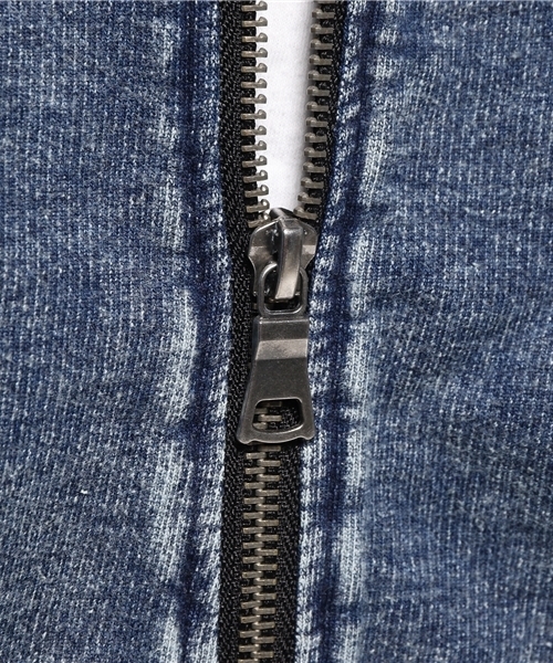 VENCEEXCHANGE（ヴァンスエクスチェンジ）の「カットデニム MA-1             （MA-1・メンズ・ホワイト/ダークネイビー/ブルー・LARGE/MEDIUM）」の11枚目の写真