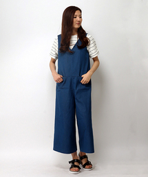LBC | コットンポリエステルインディゴサロペット(サロペット/オーバーオール)