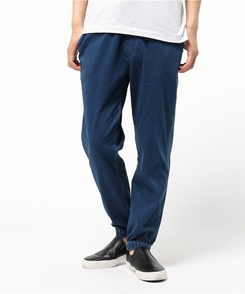 ikka(イッカ)の「ニットデニムジョガーパンツ(その他パンツ・メンズ・ブルー/ネイビー・MEDIUM/X-LARGE/SMALL/LARGE)」の3枚目の写真