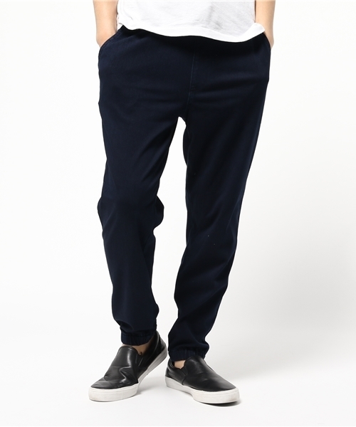 ikka(イッカ)の「ニットデニムジョガーパンツ(その他パンツ・メンズ・ブルー/ネイビー・MEDIUM/X-LARGE/SMALL/LARGE)」の2枚目の写真