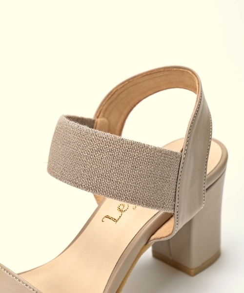 LE TALON(ルタロン)の「7cm ゴムベルトサンダル◆ (サンダル・レディース・ベージュ/ライトグレー/ブラック・37.5/35.5/36.5)」の12枚目の写真