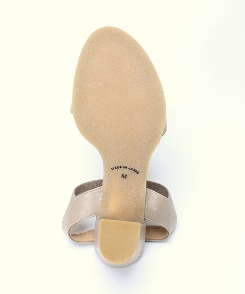 LE TALON(ルタロン)の「7cm ゴムベルトサンダル◆ (サンダル・レディース・ベージュ/ライトグレー/ブラック・37.5/35.5/36.5)」の5枚目の写真