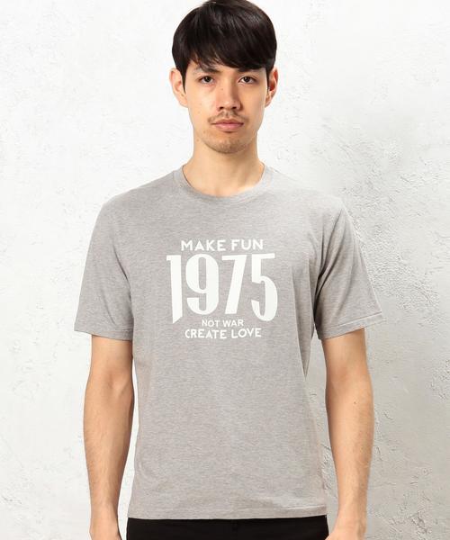 green label relaxing（グリーンレーベルリラクシング）の「BC BT/1975 プリント Tシャツ◆（Tシャツ/カットソー・メンズ・ホワイト/グレー・MEDIUM/SMALL/LARGE）」の8枚目の写真