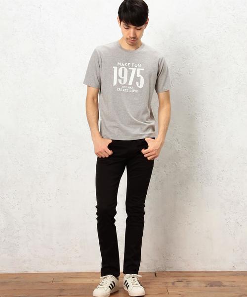green label relaxing（グリーンレーベルリラクシング）の「BC BT/1975 プリント Tシャツ◆（Tシャツ/カットソー・メンズ・ホワイト/グレー・MEDIUM/SMALL/LARGE）」の10枚目の写真