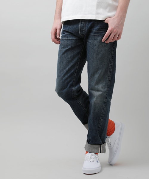 Denime（ドゥニーム）の「【MadeInJapan】Tapered Narrow Fit A-NewUsedMod-/テーパードナロウフィットAユーズド加工【FirstDenime】（デニムパンツ・メンズ・ダークインディゴブルー・30/32/31/33/29/34/36/28）」の17枚目の写真