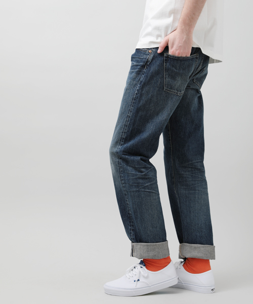 Denime（ドゥニーム）の「【MadeInJapan】Tapered Narrow Fit A-NewUsedMod-/テーパードナロウフィットAユーズド加工【FirstDenime】（デニムパンツ・メンズ・ダークインディゴブルー・30/32/31/33/29/34/36/28）」の16枚目の写真