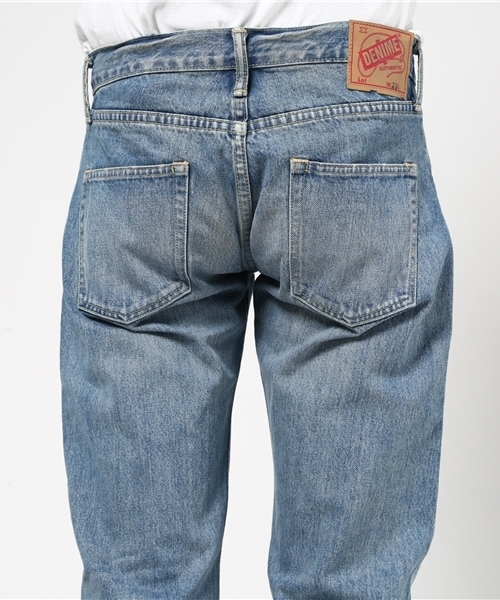 Denime（ドゥニーム）の「【MadeInJapan】Tapered Narrow Fit A-NewUsedMod-/テーパードナロウフィットAユーズド加工【FirstDenime】（デニムパンツ・メンズ・ダークインディゴブルー・30/32/31/33/29/34/36/28）」の3枚目の写真