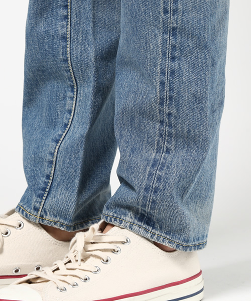 Denime（ドゥニーム）の「【MadeInJapan】Tapered Narrow Fit A-NewUsedMod-/テーパードナロウフィットAユーズド加工【FirstDenime】（デニムパンツ・メンズ・ダークインディゴブルー・30/32/31/33/29/34/36/28）」の5枚目の写真