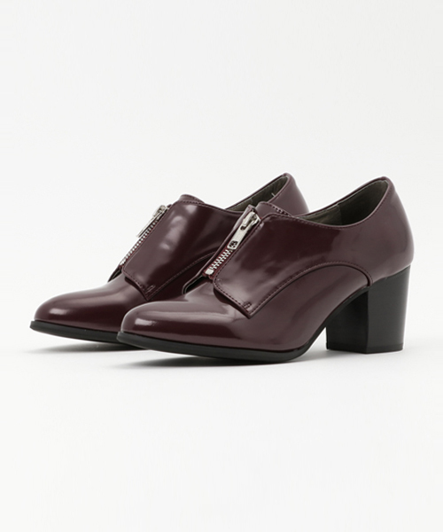 ORiental TRaffic(オリエンタルトラフィック)の「秋冬★フロントジップシューズ★6325(パンプス・レディース・ブラウン/ブラック・LL/L/S/M)」の11枚目の写真