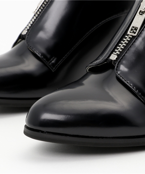 ORiental TRaffic(オリエンタルトラフィック)の「秋冬★フロントジップシューズ★6325(パンプス・レディース・ブラウン/ブラック・LL/L/S/M)」の7枚目の写真