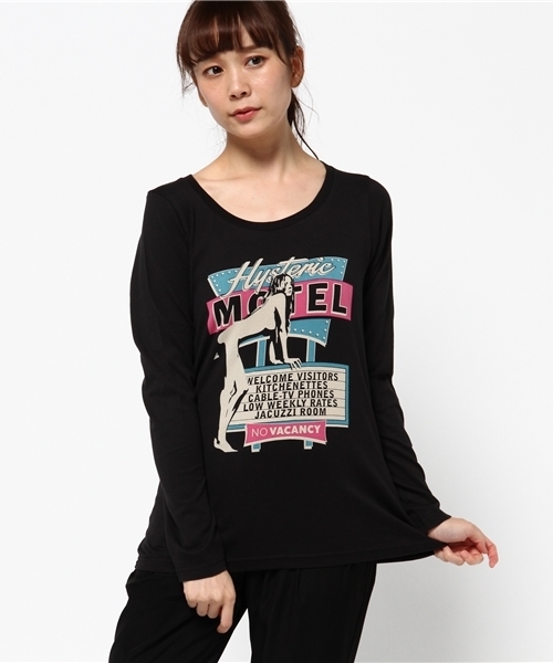 HYSTERIC GLAMOUR（ヒステリックグラマー）の「MOTEL VISITORS pt T-SH