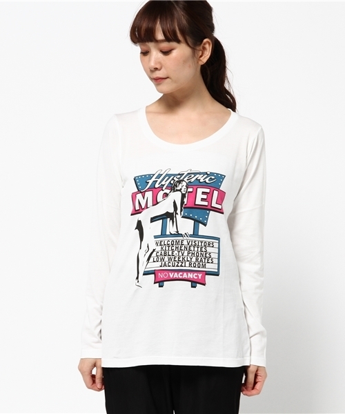 HYSTERIC GLAMOUR（ヒステリックグラマー）の「MOTEL VISITORS pt T-SH