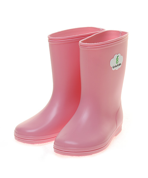 green label relaxing（グリーンレーベルリラクシング）の「GLR レインブーツ（レインシューズ・キッズ・ピンク/ライム/パープル・15cm/16cm/18cm/17cm/14cm）」の3枚目の写真