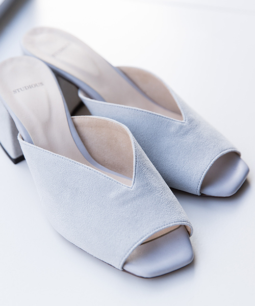STUDIOUS（ステュディオス）の「オープントゥミュールサンダル（サンダル・レディース・ピンク/グレー/ブルー/ブラック・S/L/M）」の18枚目の写真