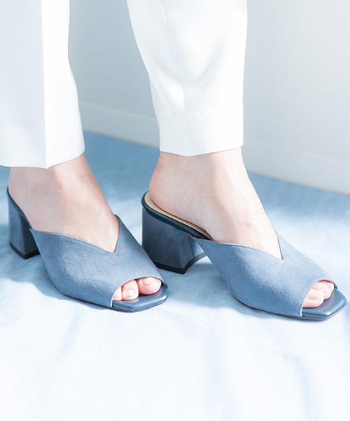 STUDIOUS（ステュディオス）の「オープントゥミュールサンダル（サンダル・レディース・ピンク/グレー/ブルー/ブラック・S/L/M）」の19枚目の写真