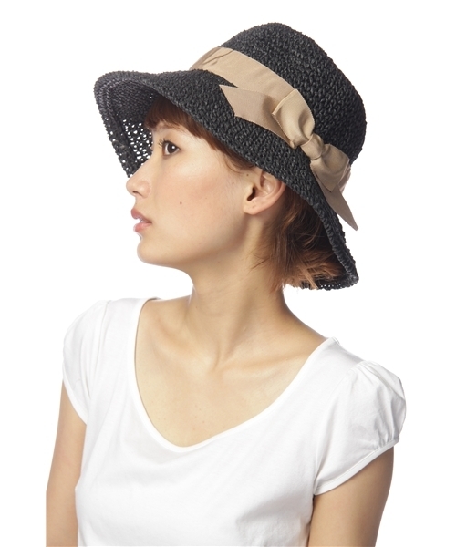 BEAUTY&YOUTH UNITED ARROWS（ビューティーアンドユースユナイテッドアローズ）の「BY ブレイド ソフトハット ◆（ハット・レディース・ブラック/ナチュラル・フリー）」の8枚目の写真