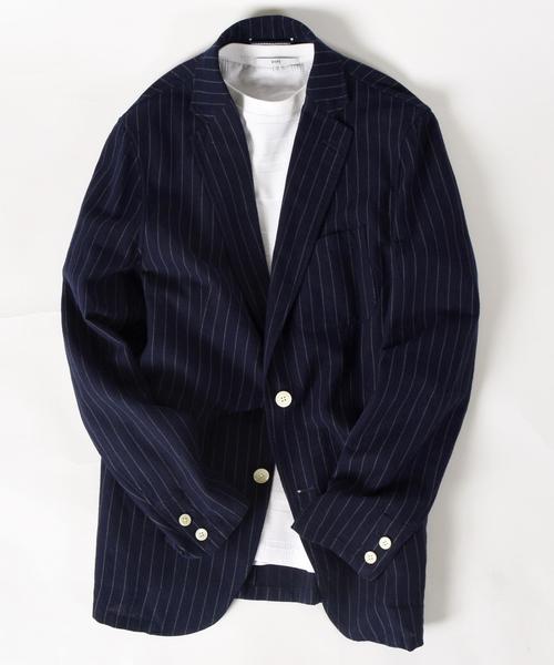 SHIPS（シップス）の「SC: 17SS "レノクロス" 2ボタン エアリージャケット■（テーラードジャケット・メンズ・ベージュ/ネイビー/グレー/ダークネイビー/コバルトブルー/ブルー・LARGE/MEDIUM/SMALL/X-LARGE）」の6枚目の写真