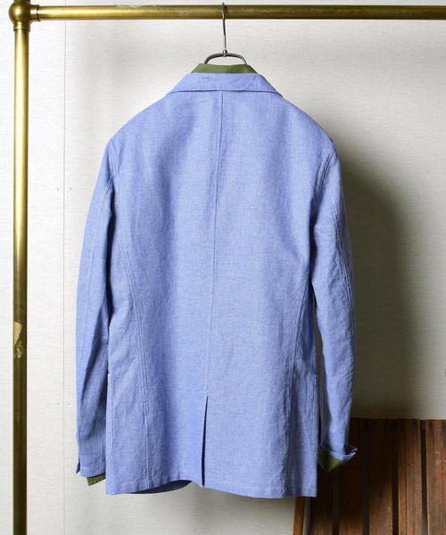 SHIPS（シップス）の「SC: 17SS "レノクロス" 2ボタン エアリージャケット■（テーラードジャケット・メンズ・ベージュ/ネイビー/グレー/ダークネイビー/コバルトブルー/ブルー・LARGE/MEDIUM/SMALL/X-LARGE）」の12枚目の写真