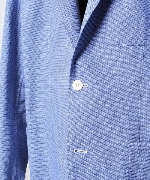 SHIPS（シップス）の「SC: 17SS "レノクロス" 2ボタン エアリージャケット■（テーラードジャケット・メンズ・ベージュ/ネイビー/グレー/ダークネイビー/コバルトブルー/ブルー・LARGE/MEDIUM/SMALL/X-LARGE）」の16枚目の写真