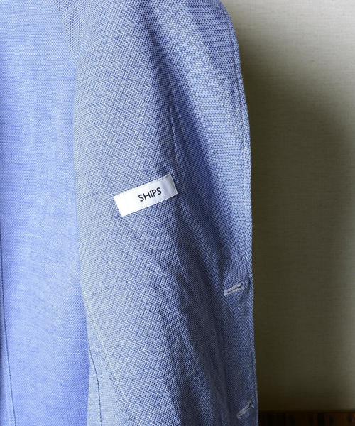 SHIPS（シップス）の「SC: 17SS "レノクロス" 2ボタン エアリージャケット■（テーラードジャケット・メンズ・ベージュ/ネイビー/グレー/ダークネイビー/コバルトブルー/ブルー・LARGE/MEDIUM/SMALL/X-LARGE）」の19枚目の写真