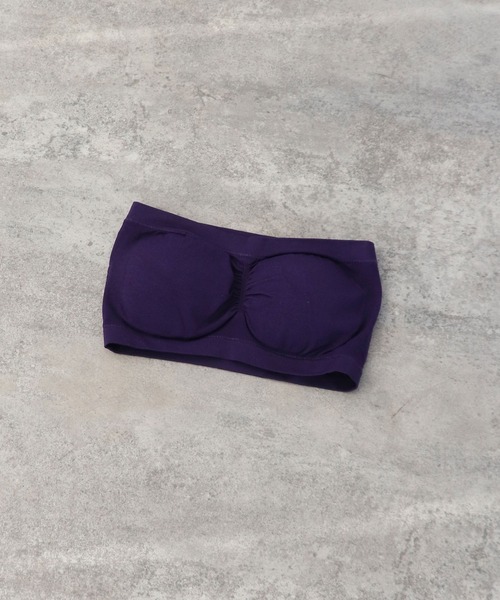 TITE IN THE STORE(ティテ インザ ストア)の「ブラトップ-手洗い可-(チューブトップ)」|パープル