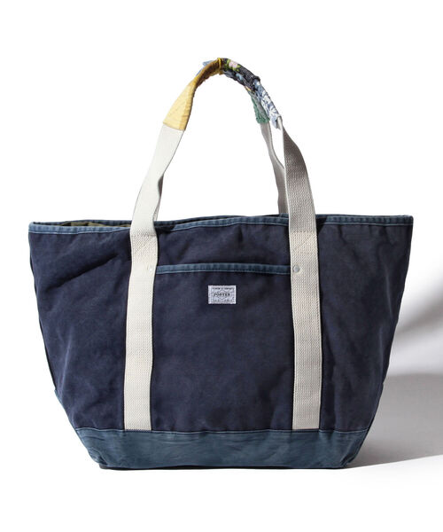 PORTER（ポーター）の「PORTER×fennica×B印 YOSHIDA / 別注 ラグハンドル トートバッグ（L）（トートバッグ・メンズ・ブラック/ホワイト/ネイビー/カーキ・ONE SIZE）」の10枚目の写真