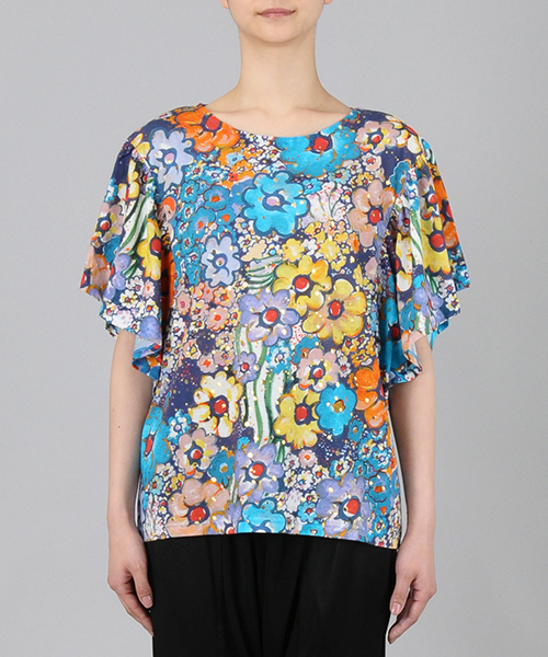 TSUMORI CHISATO（ツモリチサト）の「S ﾀﾞﾝｼﾝｸﾞﾌﾗﾜｰT（Tシャツ