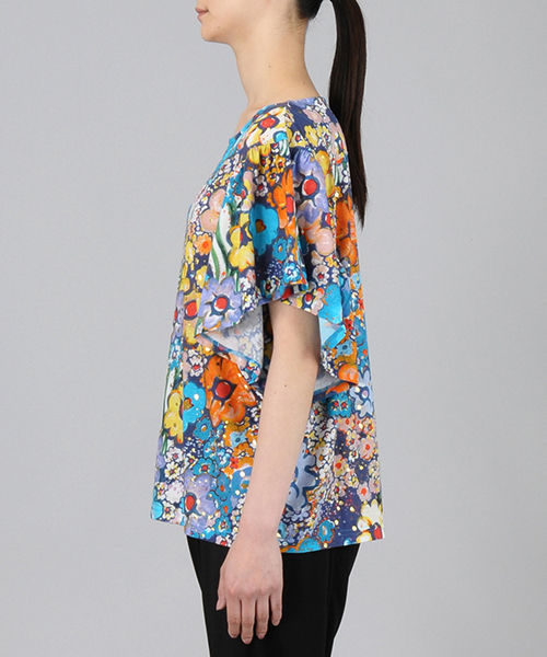 TSUMORI CHISATO（ツモリチサト）の「S ﾀﾞﾝｼﾝｸﾞﾌﾗﾜｰT（Tシャツ