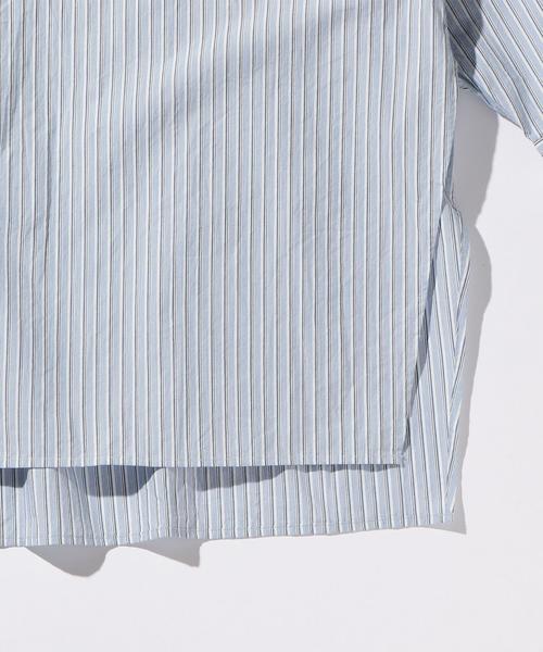Jieda（ジエダ）の「＜JieDa＞ STRIPE OVER SHIRT/シャツ（シャツ/ブラウス・メンズ・ライトブルー・1/2）」の5枚目の写真