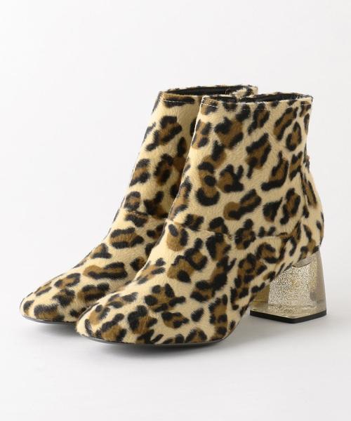 Another Edition(アナザーエディション)の「クリアラメヒールショートブーツLEO(ブーツ・レディース・その他1・MEDIUM/LARGE/SMALL)」の1枚目の写真