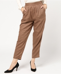 Samansa Mos2 blue | 柄アソートテーパードパンツ(その他パンツ)