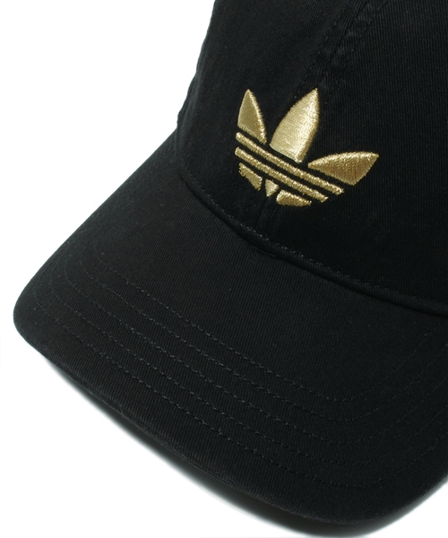 adidas Originals(アディダスオリジナルス)の「男女兼用 ADICOLOR CAP アディカラー キャップ サイズ調整可能(キャップ・メンズ・ブラック/レッド・ONE SIZE)」の5枚目の写真