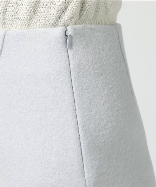 RIVE DROITE（リヴドロワ）の「ブークレタイトスカート（スカート・レディース・ライトグレー・38/36）」の3枚目の写真