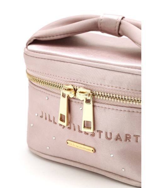 JILL by JILL STUART(ジルバイジルスチュアート)の「サテンコフレ(バニティー)ポーチ(ポーチ・レディース・ブラック/ピンク・フリ-)」の4枚目の写真