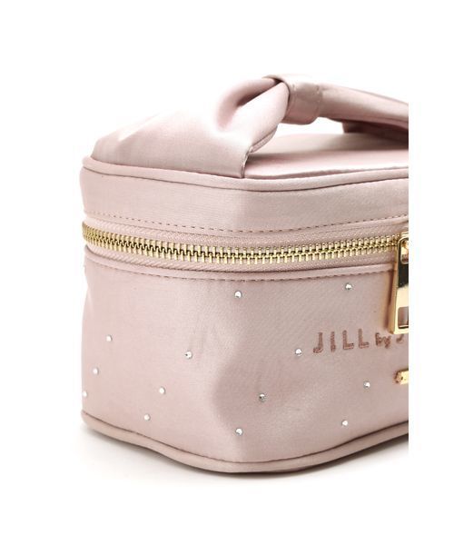 JILL by JILL STUART(ジルバイジルスチュアート)の「サテンコフレ(バニティー)ポーチ(ポーチ・レディース・ブラック/ピンク・フリ-)」の6枚目の写真