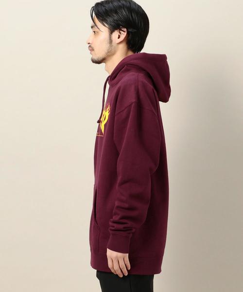 THRASHER(スラッシャー)の「<THRASHER> FLAME HOOD PK/パーカー о(パーカー・メンズ・ワインレッド・SMALL/LARGE/MEDIUM/X-LARGE)」の6枚目の写真