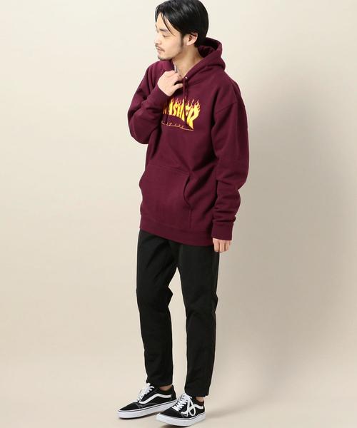 THRASHER(スラッシャー)の「<THRASHER> FLAME HOOD PK/パーカー о(パーカー・メンズ・ワインレッド・SMALL/LARGE/MEDIUM/X-LARGE)」の7枚目の写真