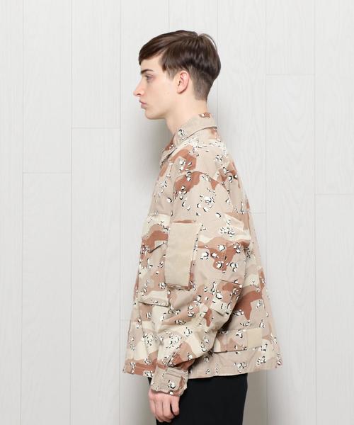 H　BEAUTY&YOUTH UNITED ARROWS（エイチビューティーアンドユースユナイテッドアローズ）の「＜H＞DESERT CAMOUFLAGE FIELD JACKET/ジャケット ◆（ブルゾン・メンズ・ベージュ・SMALL/LARGE/MEDIUM）」の3枚目の写真