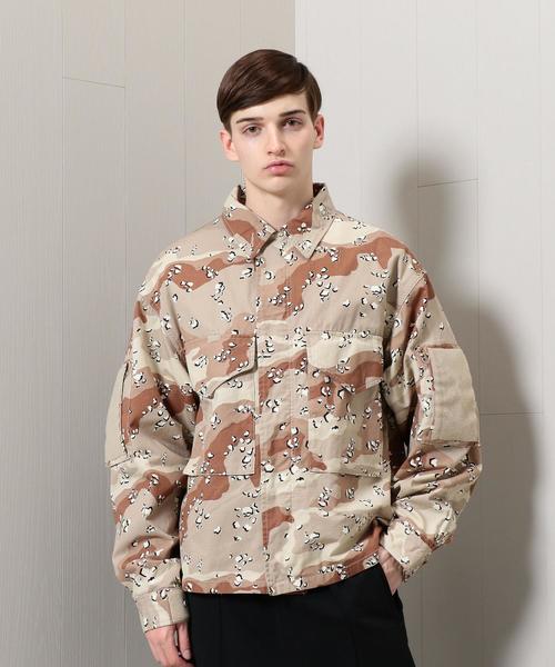 H　BEAUTY&YOUTH UNITED ARROWS（エイチビューティーアンドユースユナイテッドアローズ）の「＜H＞DESERT CAMOUFLAGE FIELD JACKET/ジャケット ◆（ブルゾン・メンズ・ベージュ・SMALL/LARGE/MEDIUM）」の7枚目の写真