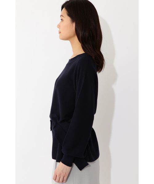 22 OCTOBRE（ヴァンドゥ－オクトーブル）の「◆ウエストマークニットプルオーバー（ニット/セーター・レディース・レッド/ホワイト/ネイビー・2）」の13枚目の写真