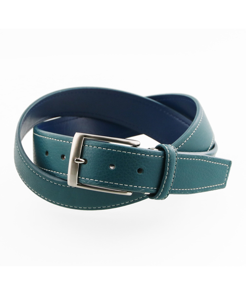 PRAIRIE（プレリー）の「[PRAIRIE]牛革レザーベルト（ベルト・メンズ・ブラック/ネイビー/キャメル/ライトブラウン/オレンジ/レッド/ダークブラウン/インディゴブルー・FREE）」の6枚目の写真