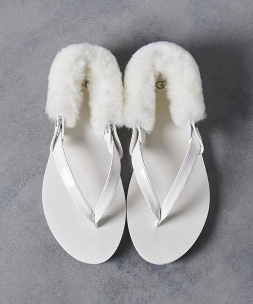 UGG（アグ）の「＜UGG(アグ)＞ファー トング サンダル（サンダル