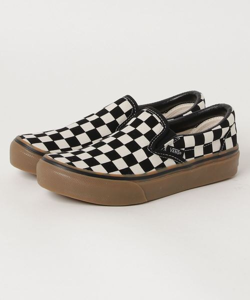 Vans バンズ の Vans ヴァンズ Slip On V98cl Checker Blk Wht Chk Gum スニーカー Wear Vans バンズ の Vans ヴァンズ Slip On V98cl Checker Blk Wht Chk Gum スニーカー Wear